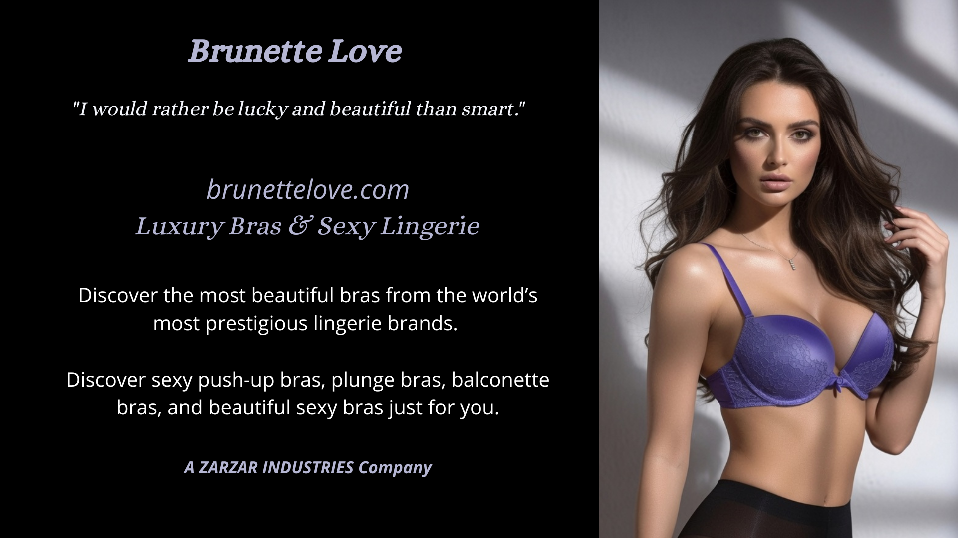 Brunette Love - Luxury Bras & Sexy Lingerie For Women